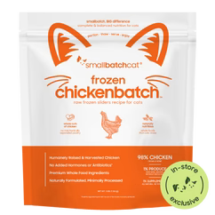 Smallbatch Cat Frozen Chicken Sliders (3 lb)