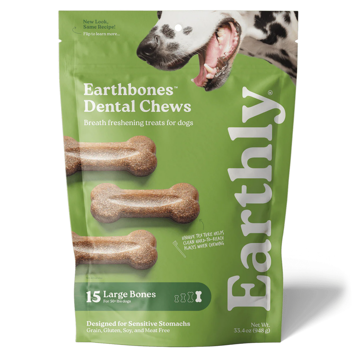 Earthly Earthbones Dental Chews 6 ct (Large)