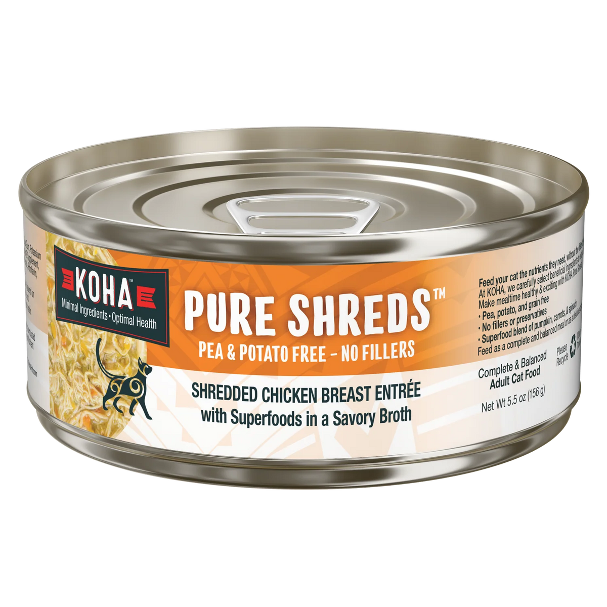 Koha Cat Pure Shreds Can Shredded Chicken (5.5 oz)