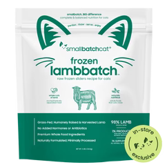 Smallbatch Cat Frozen Sliders Lamb (3 lb)