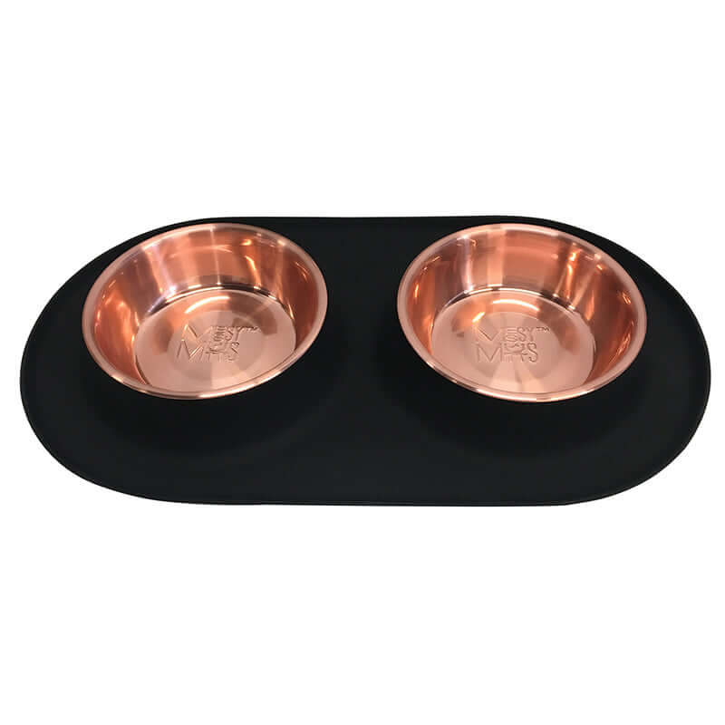 Messy Mutts Double Feeder Copper (Medium)