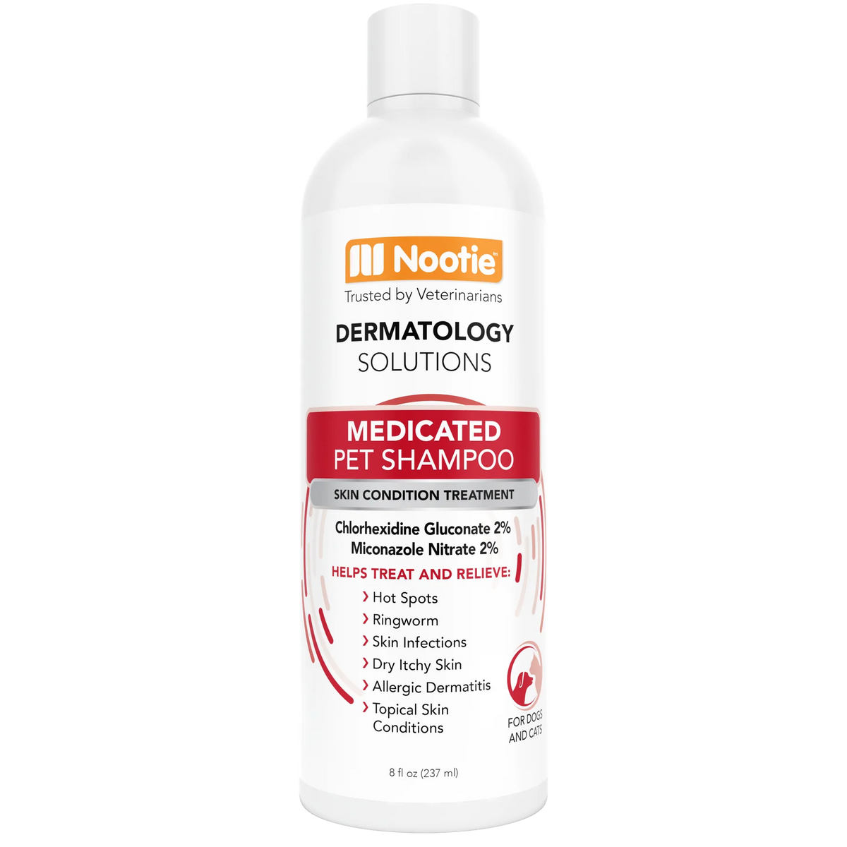 Nootie Dog & Cat Medicated Shampoo (8 oz)