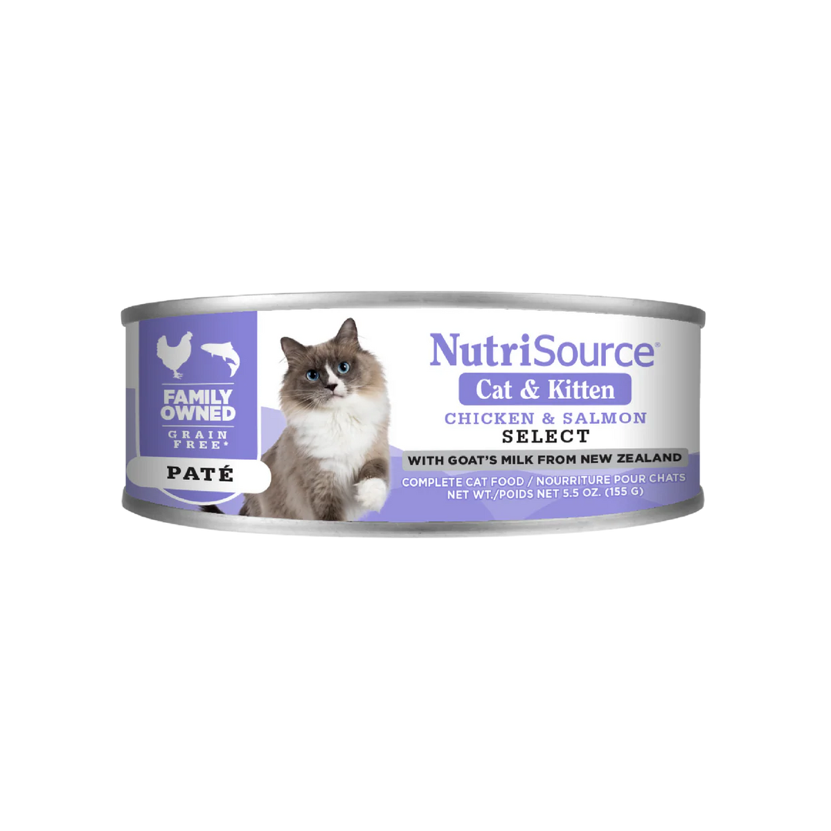 Nutrisource Cat & Kitten Can Chick & Salmon (5.5 oz)
