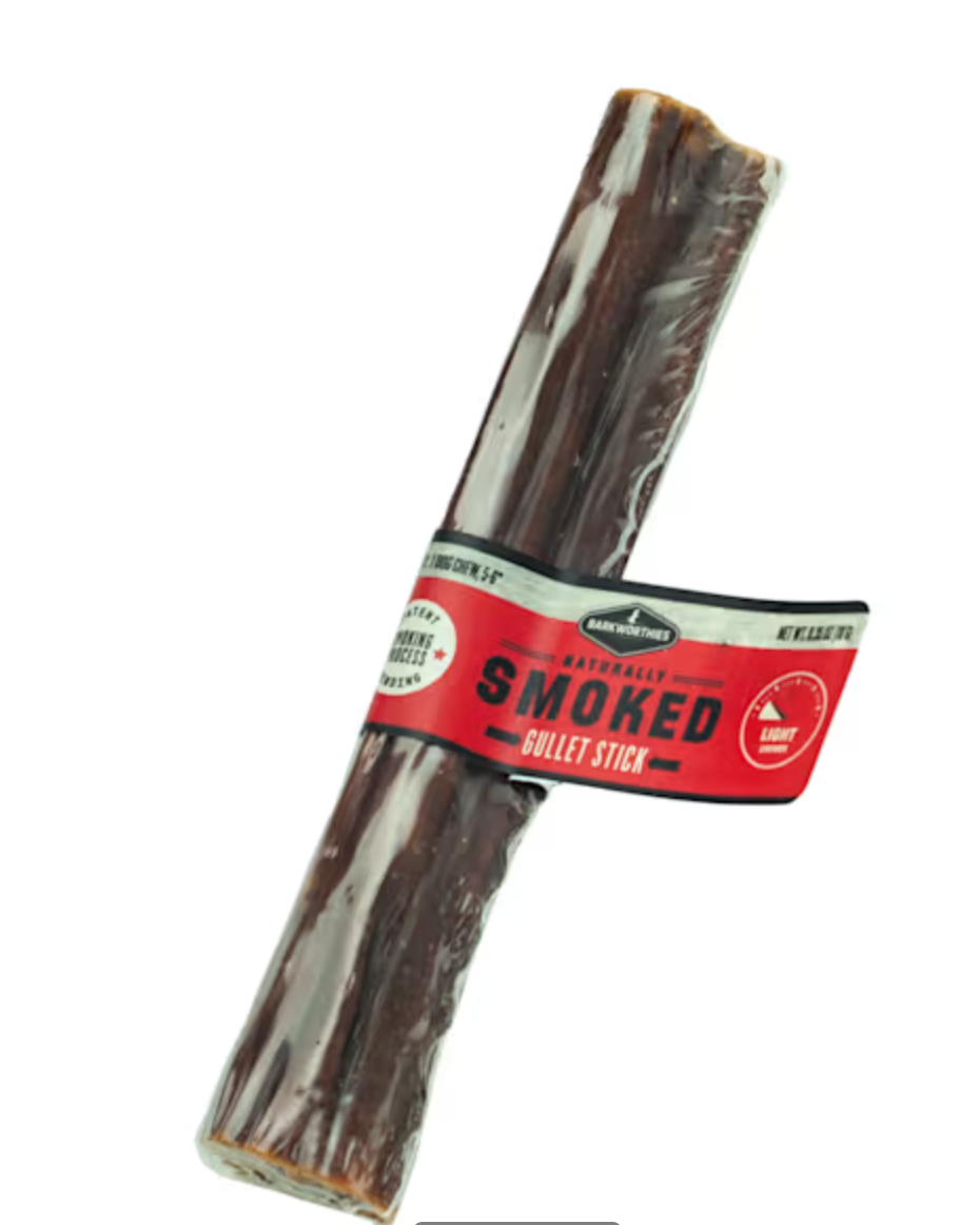 Barkworthies Smoked Gullet Stick 6"