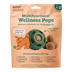 Woof All In 1 Health Pupsicle Refills PB & Beef (L)