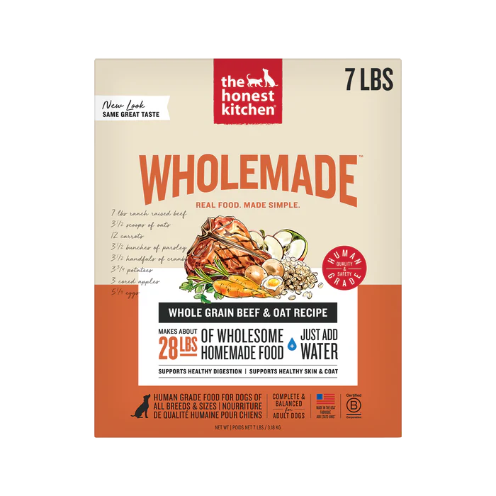 The Honest Kitchen Wholemade Grain Beef Box (7 lbs)