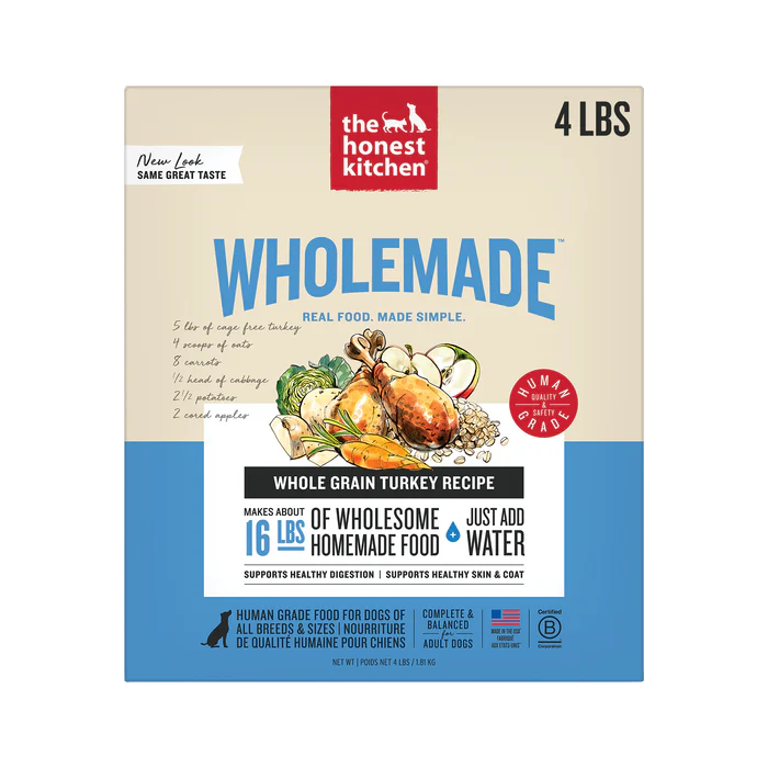 The Honest Kitchen Wholemade Grain Turkey Box (4 lbs)