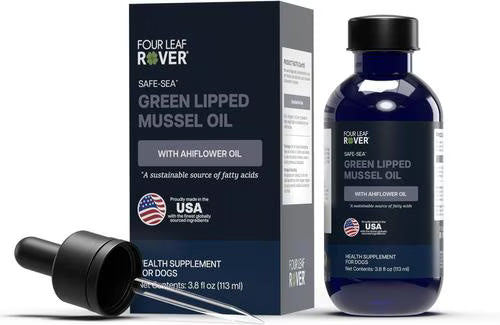 Four Leaf Rover Safe Sea Green Lipped Mussel (3.8 fl oz)