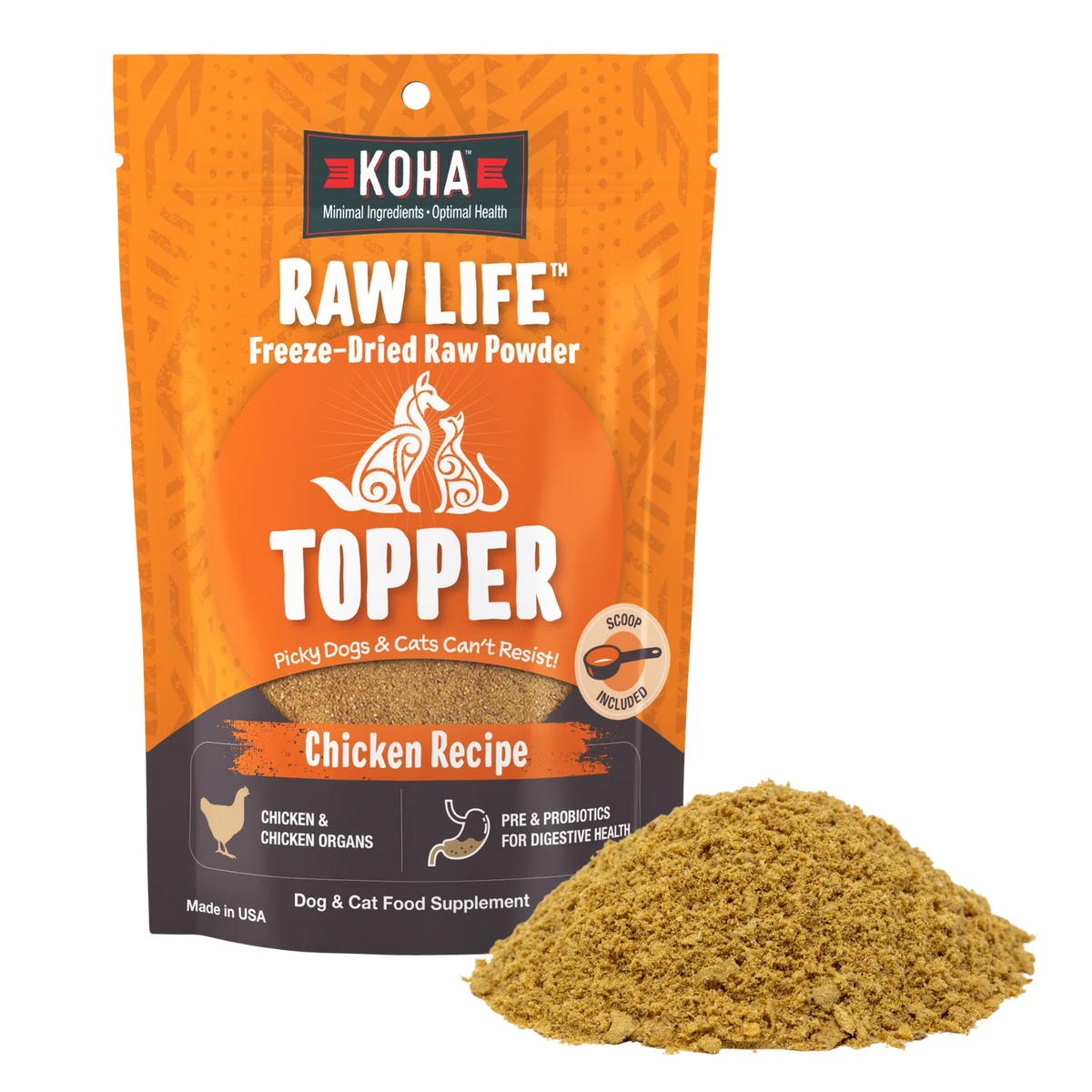 Koha Freeze Dried Topper Chicken (8 oz)
