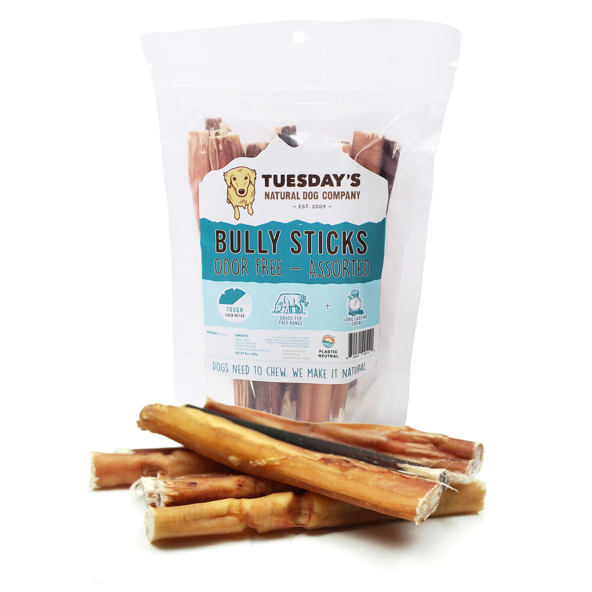 Tuesday's Bully Sticks Odor Free (8 oz)