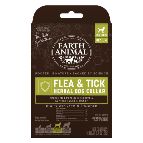 Earth Animal Flea Tick Collar (M)