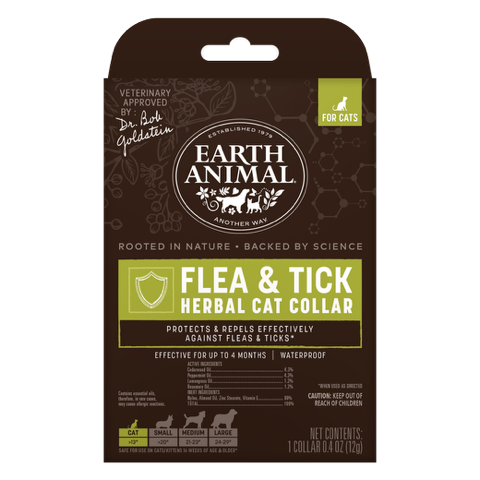 Earth Animal Flea Tick Collar Cat