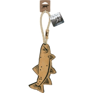 Tall Tails Leather Tug Trout 16"