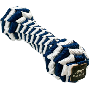 Tall Tails Braided Fetch Navy White