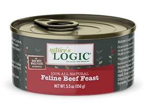 Nature's Logic Cat Can Beef Feast (5.5 oz)