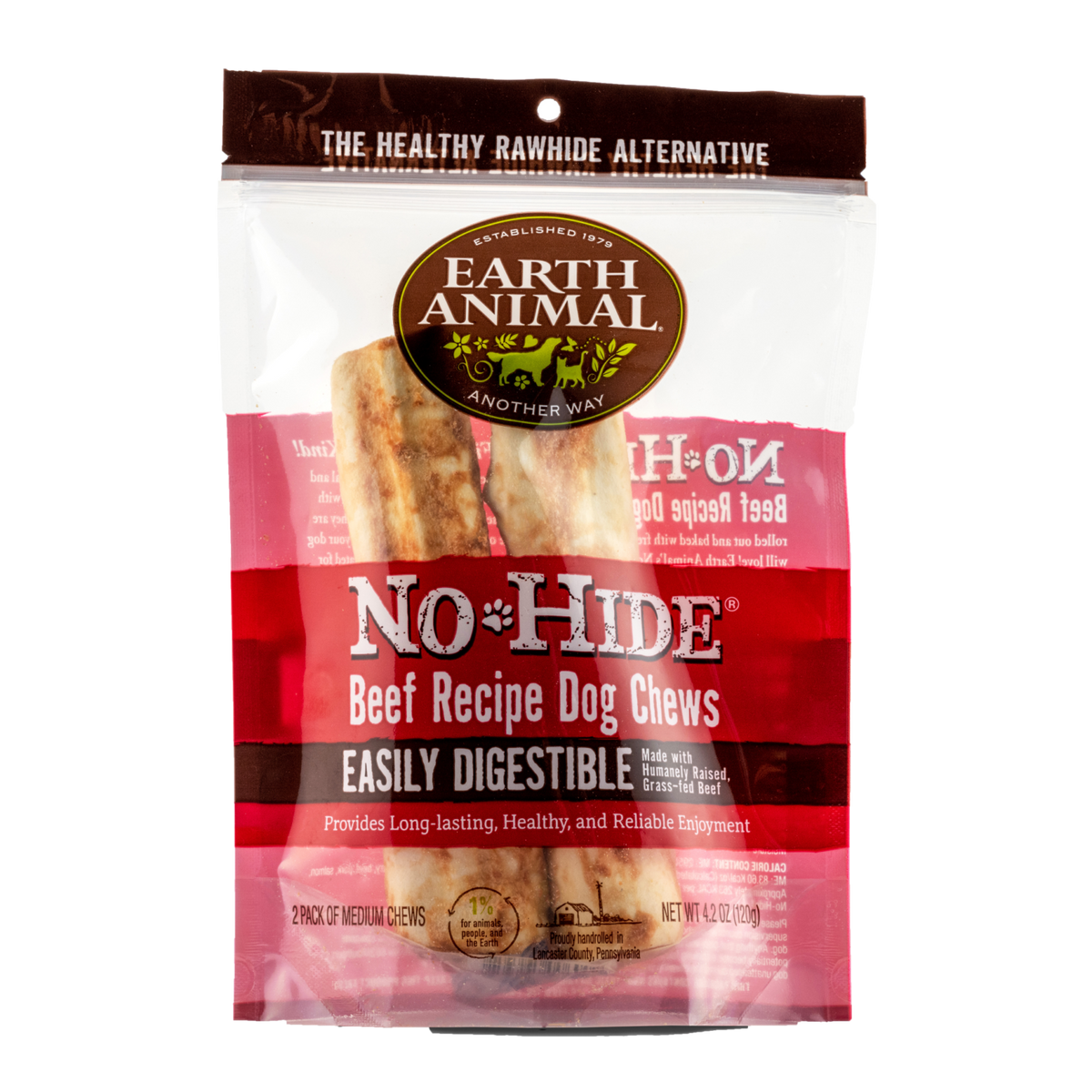 Earth Animal No Hide Beef (2 pack/med)