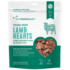Smallbatch Freeze Dried Lamb Hearts (3.5 oz)