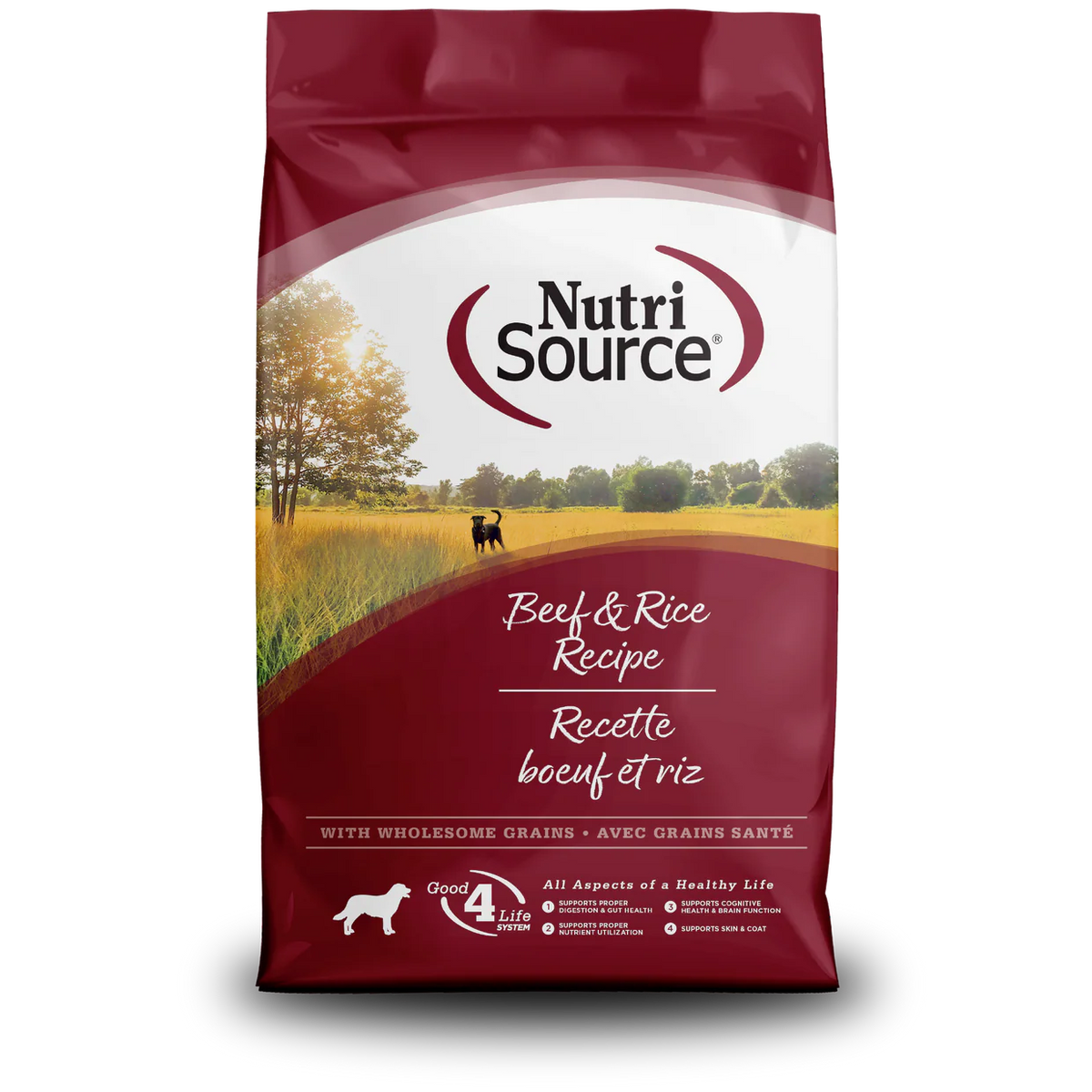 NutriSource Beef & Rice Dry (12 lb)