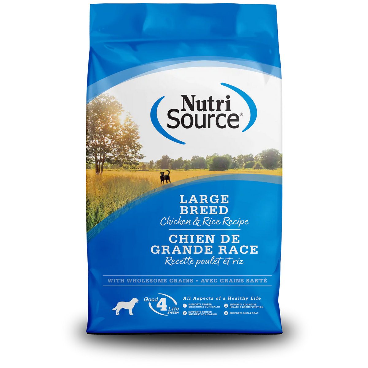 NutriSource Large Breed Chicken & Rice Dry (26 lb)