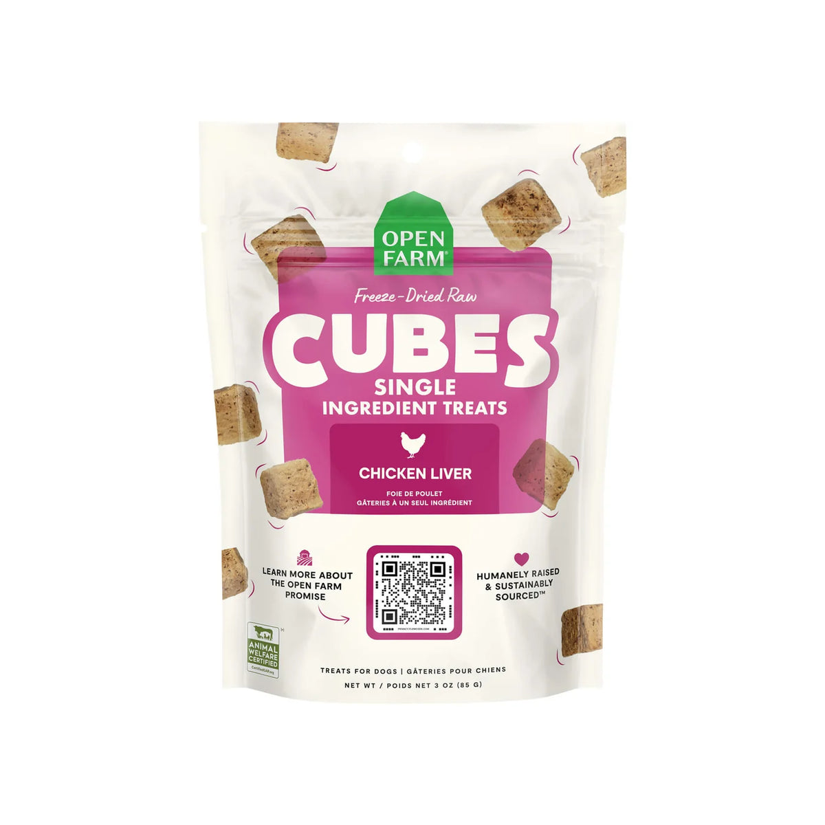Open Farm Freeze Dried Chicken Liver Treats (3 oz)