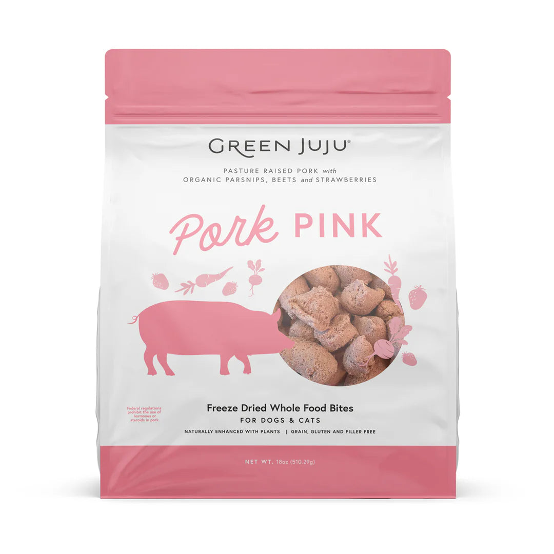 Green Juju Freeze Dried Pork Bites (3 oz)