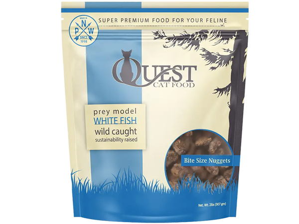 Steve's Cat Quest Frozen Nuggets Whitefish (2 lb)