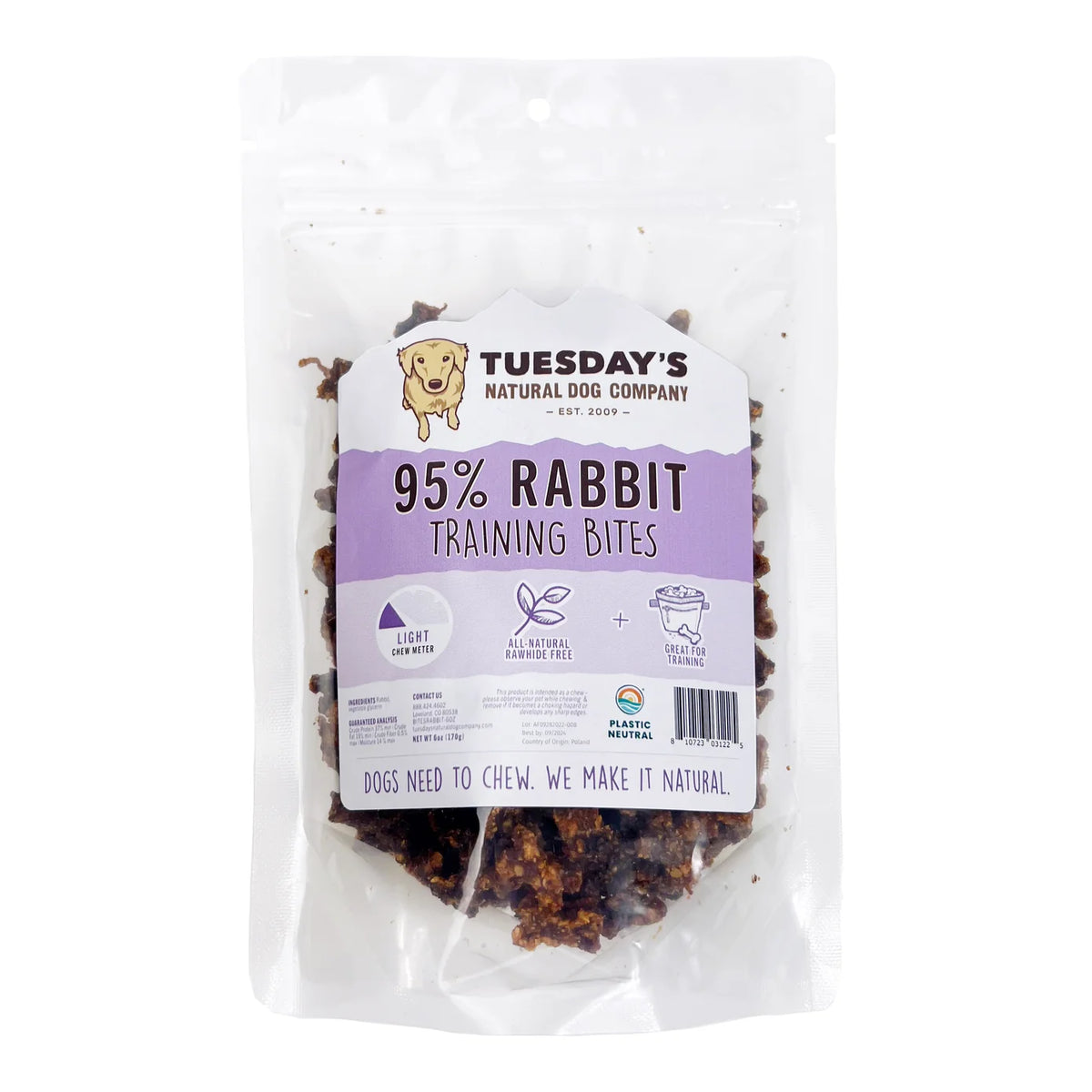 Tuesday's Rabbit Training Bites (6 oz)