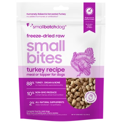 Smallbatch Freeze Dried Small Bites Turkey Recipe (7 oz)