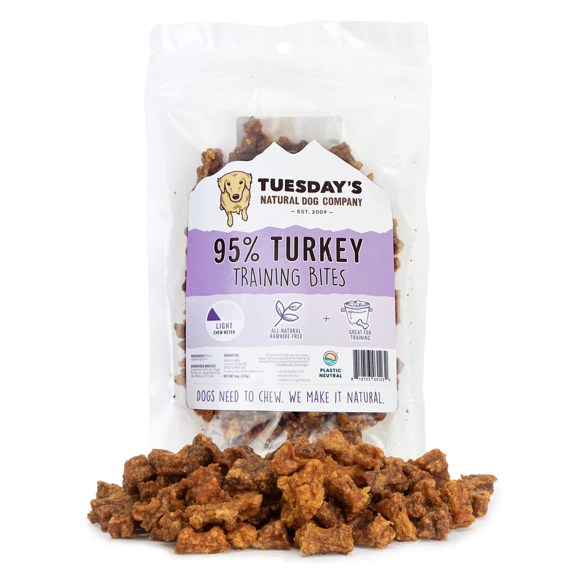Tuesday's Turkey Training Bites (6 oz)