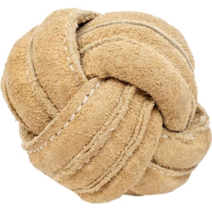 Hugglehounds Natural Leather Ball (Small)