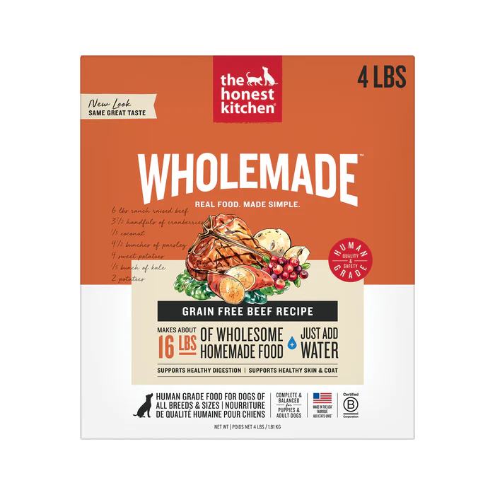 The Honest Kitchen Wholemade GF Beef Box (4 lbs)