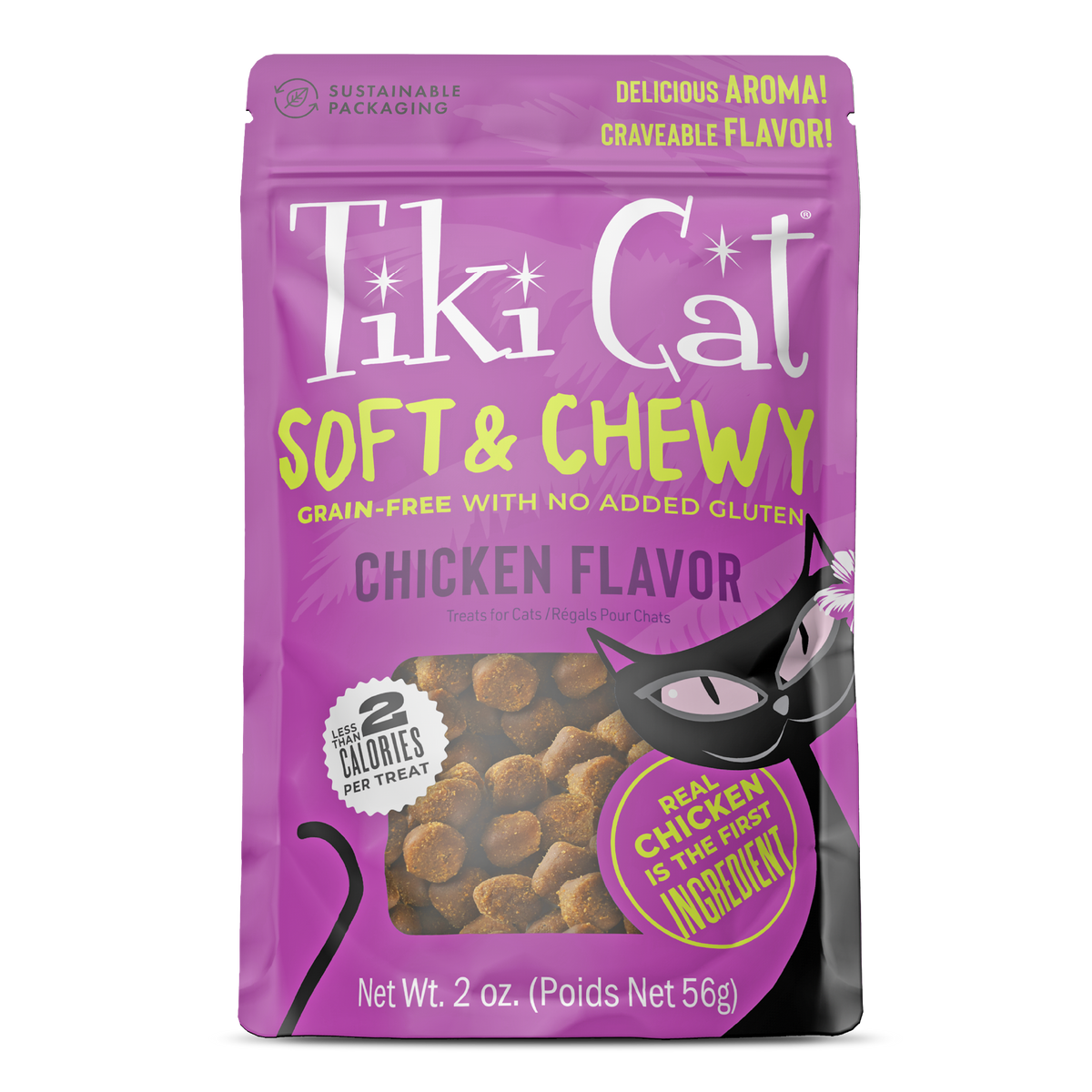 Tiki Cat Soft & Chew Treats Chicken (6 oz)
