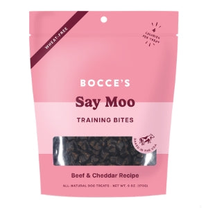 Bocce's Say Moo Training Bites (6 oz)