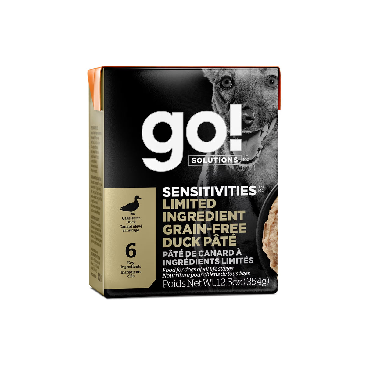 Go GF Duck Pate Tetrapak (12.5 oz)