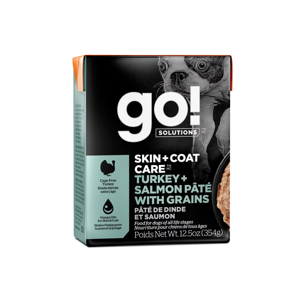 Go Turkey Salmon Pate Skin + Coat tetrapak (12.5 oz)