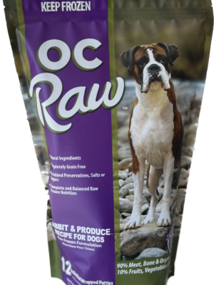 OC Raw Frozen Rabbit Patties (6 lb)
